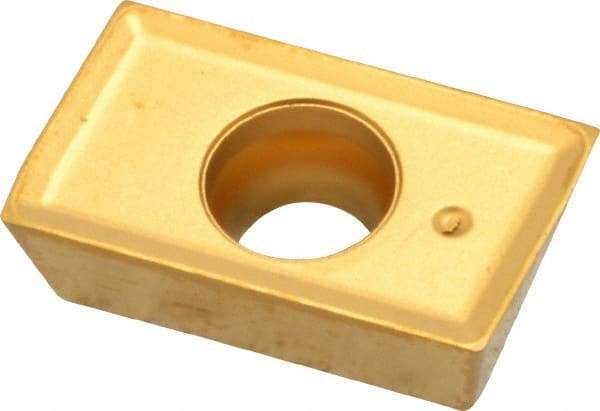 Seco - APKT1604 M14 Grade T25M Carbide Milling Insert - TiCN/TiC/TiCN/TiN Finish, 0.187" Thick, 0.016" Corner Radius - Eagle Tool & Supply