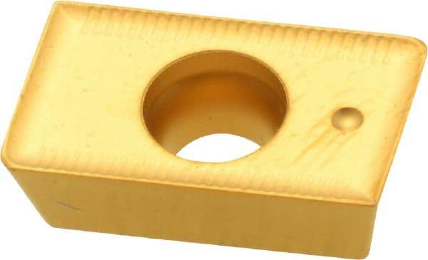 Seco - APKT1604 ME14 Grade T25M Carbide Milling Insert - TiCN/TiC/TiCN/TiN Finish, 0.187" Thick, 0.031" Corner Radius - Eagle Tool & Supply