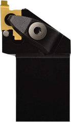 Seco - CE, External, Right Hand, 0.4" Max Depth of Cut, 0.3 to 0.4" Groove Width, Indexable Grooving Tool Holder - 26EAR, 26ER Insert Compatibility, 1-1/2" Shank Height, 1-1/2" Shank Width, 6" OAL - Eagle Tool & Supply