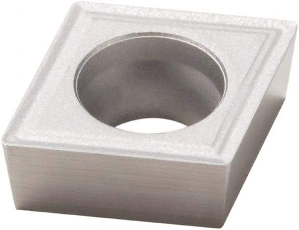 Seco - CCMT21.52 F2 Grade HX Carbide Turning Insert - Uncoated, 80° Diamond, 1/4" Inscr Circle, 3/32" Thick, 1/32" Corner Radius - Eagle Tool & Supply