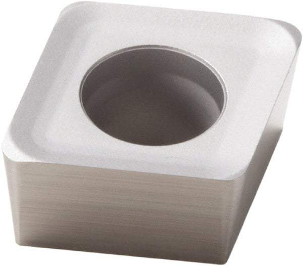 Seco - CCMX060304 E06 Grade HX Carbide Milling Insert - Uncoated, 0.138" Thick, 1/4" Inscribed Circle, 0.016" Corner Radius - Eagle Tool & Supply