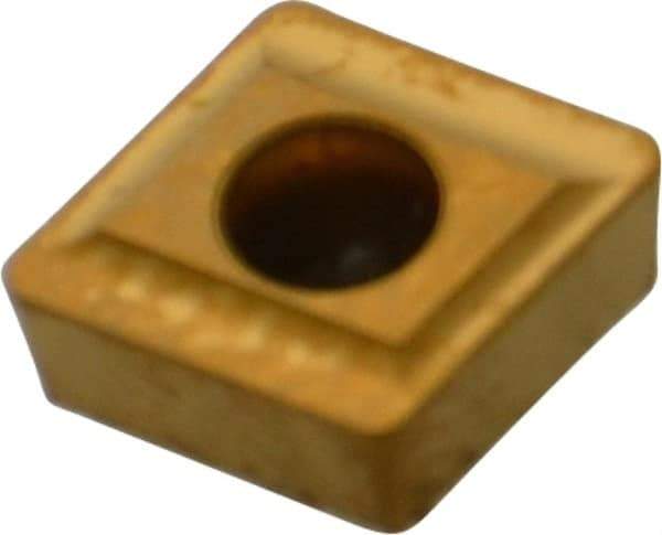 Seco - CCMX09T308 MD09 Grade T25M Carbide Milling Insert - TiCN/TiC/TiCN/TiN Finish, 0.156" Thick, 3/8" Inscribed Circle, 0.031" Corner Radius - Eagle Tool & Supply