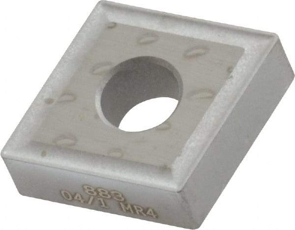 Seco - CNMG431 MR4(-48) Grade 883 Carbide Turning Insert - Uncoated, 80° Diamond, 1/2" Inscr Circle, 3/16" Thick, 1/64" Corner Radius - Eagle Tool & Supply