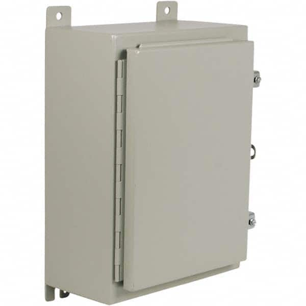 Wiegmann - NEMA 12 Steel Standard Enclosure with Hinged Cover - Eagle Tool & Supply