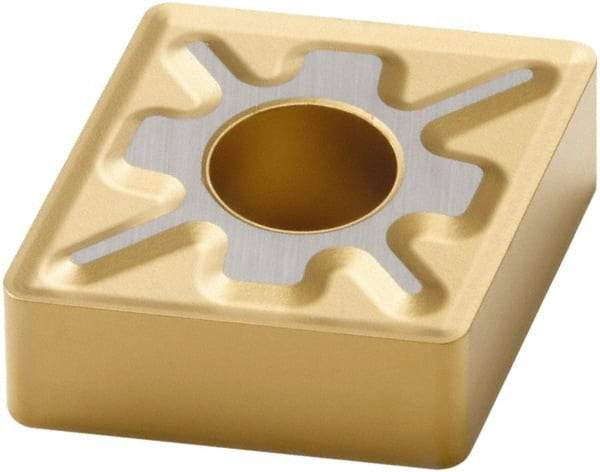 Seco - CNMG433 MF3 Grade TP40 Carbide Turning Insert - TiC/TiCN/TiN Finish, 80° Diamond, 1/2" Inscr Circle, 3/16" Thick, 3/64" Corner Radius - Eagle Tool & Supply