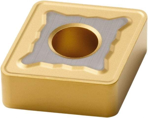 Seco - CNMG433 MR7 Grade TP40 Carbide Turning Insert - TiC/TiCN/TiN Finish, 80° Diamond, 1/2" Inscr Circle, 3/16" Thick, 3/64" Corner Radius - Eagle Tool & Supply