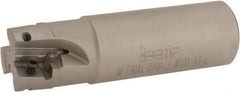 Iscar - 1" Cut Diam, 1/2" Max Depth of Cut, 1" Shank Diam, 3-1/2" OAL, Indexable Square Shoulder End Mill - 3M AXKT 1304.../2006... Inserts, Weldon Shank, 90° Lead Angle, Through Coolant, Series Mill2000 - Eagle Tool & Supply