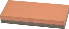 Norton - 4" Long x 1-3/4" Wide x 5/8" Thick, Aluminum Oxide Sharpening Stone - Rectangle, Coarse, Fine Grade - Eagle Tool & Supply