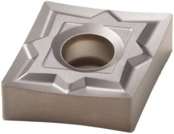 Seco - CNMP431 MF1(-24) Grade 890 Carbide Turning Insert - Uncoated, 80° Diamond, 1/2" Inscr Circle, 3/16" Thick, 1/64" Corner Radius - Eagle Tool & Supply