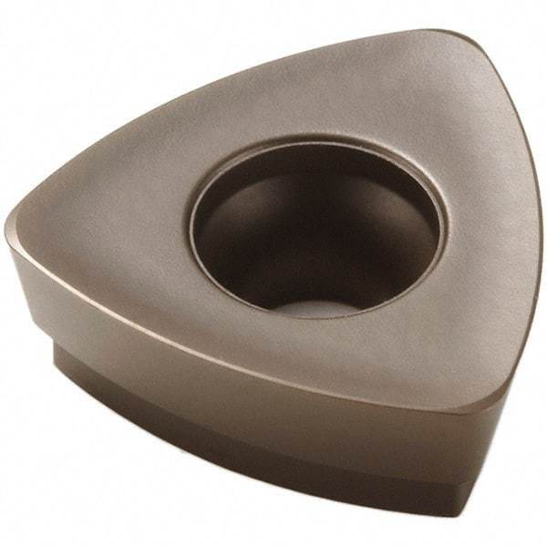 Seco - 218.19100 M06 Grade MS2500 Carbide Milling Insert - TiCN/Al2O3 Finish, 0.109" Thick, 0.278" Inscribed Circle, 0.031" Corner Radius - Eagle Tool & Supply