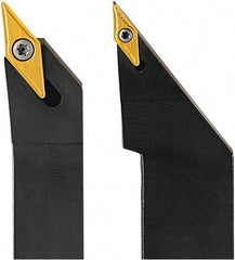 Seco - SVJB, Left Hand Cut, 93° Lead Angle, 25mm Shank Height x 25mm Shank Width, Neutral Rake Indexable Turning Toolholder - 150mm OAL, VB.T 1102.. Insert Compatibility, Series Screw Lock - Eagle Tool & Supply