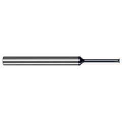 Back Deburring Mill - 0.1150″ Head Diameter × 1.0000″ (1″) Neck Length × 45° per side Carbide Back Deburring Mill, 5 Flutes, AlTiN Coated - Exact Industrial Supply