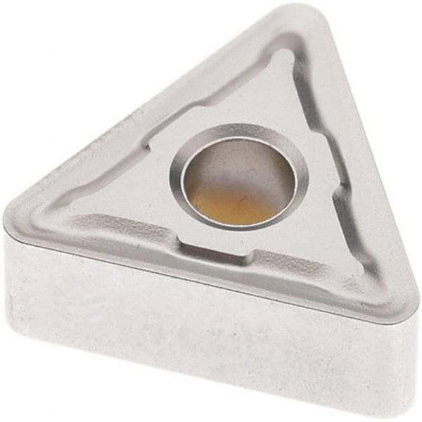 Seco - TNMG331 M5 Grade TP2501 Carbide Turning Insert - Al2O3 Finish, 60° Triangle, 3/8" Inscr Circle, 3/16" Thick, 1/64" Corner Radius - Eagle Tool & Supply