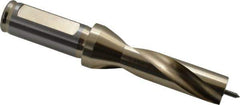 Seco - 17 to 17.99mm Diam, 3xD, 2.36" Max Depth, 3/4" Shank Diam, 2.665" Flute, 5.539" OAL, Replaceable Tip Drill - SD100 Insert, SD103 Toolholder, Series SD103 - Eagle Tool & Supply