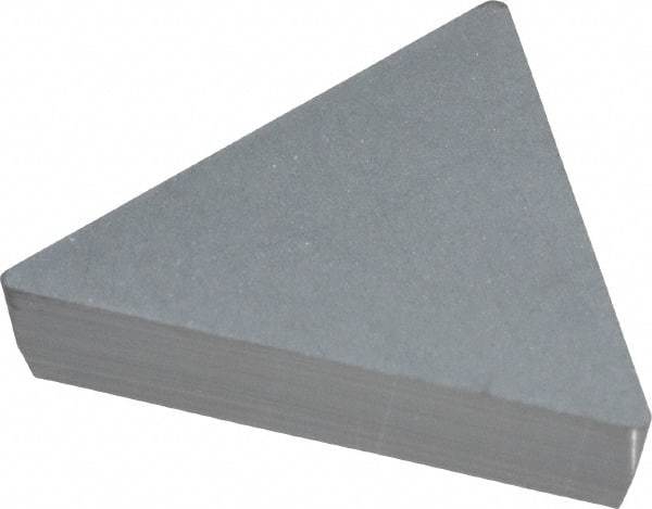 Seco - TPG321 Grade 883 Carbide Turning Insert - Uncoated, 60° Triangle, 3/8" Inscr Circle, 1/8" Thick, 1/64" Corner Radius - Eagle Tool & Supply
