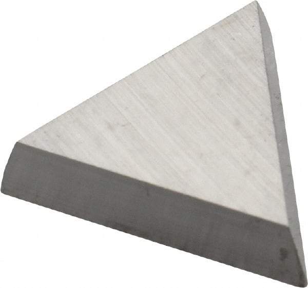Seco - TPG431 Grade 883 Carbide Turning Insert - Uncoated, 60° Triangle, 1/2" Inscr Circle, 3/16" Thick, 1/64" Corner Radius - Eagle Tool & Supply
