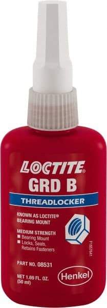 Loctite - 50 mL, Yellow, Medium Strength Liquid Threadlocker - Eagle Tool & Supply