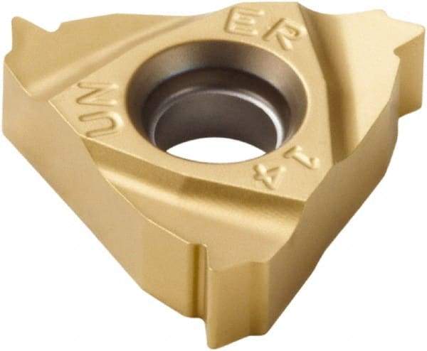 Seco - 16ER External Right Hand 20 UN Laydown Threading Insert - Grade TP05, TiN/Al2O3/TiC Coated Carbide, 9.53mm Inscribed Circle - Eagle Tool & Supply