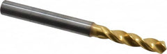 SGS - 5.00126mm 145° Spiral Flute Solid Carbide Screw Machine Drill Bit - Eagle Tool & Supply