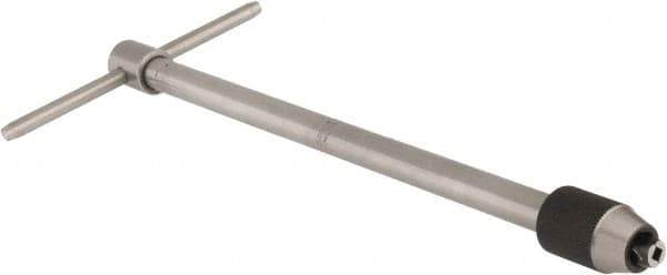 Starrett - 7/32 to 7/16" Tap Capacity, T Handle Tap Wrench - 10" Overall Length - Eagle Tool & Supply