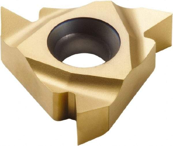 Seco - 22NL Internal Left Hand 7-5 Partial Profile 60° Laydown Threading Insert - Grade CP500, TiAlN/TiN Coated Carbide, 12.7mm Inscribed Circle - Eagle Tool & Supply