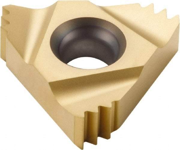 Seco - 22NR Internal Right Hand ISO Laydown Threading Insert - Grade CP500, TiAlN/TiN Coated Carbide, 12.7mm Inscribed Circle - Eagle Tool & Supply