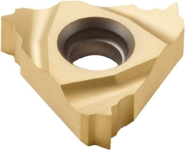 Seco - 22NR Internal Right Hand 7 UN Laydown Threading Insert - Grade CP500, TiAlN/TiN Coated Carbide, 12.7mm Inscribed Circle - Eagle Tool & Supply