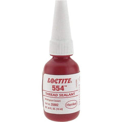 Loctite - 10 mL, Red, Thread Sealant - Series 554 - Eagle Tool & Supply