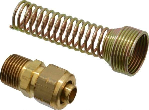 Coilhose Pneumatics - 3 Piece, 3/8 NPT, Reusable Hose Male Fitting - 3/8" Hose ID x 15/32" Hose OD - Eagle Tool & Supply