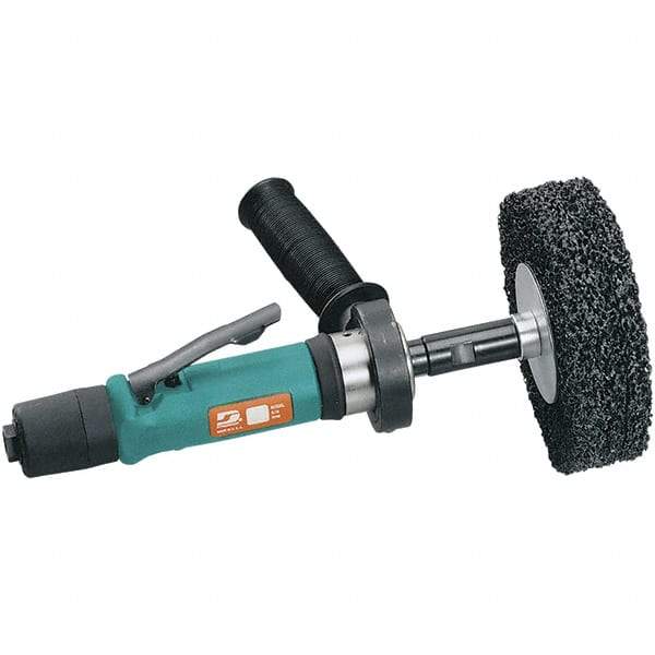 Dynabrade - 0.7 hp, 3,400 RPM Finishing Sander - 34.5 CFM Air Consumption, 6.21 bar Air Pressure, 1/4 NPT Inlet - Eagle Tool & Supply