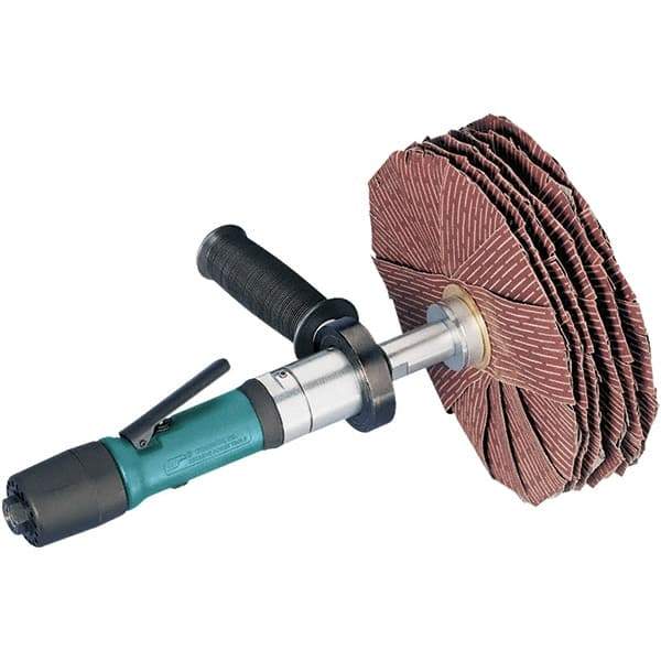 Dynabrade - 0.4 hp, 200-950 RPM Finishing Sander - 22 CFM Air Consumption, 6.21 bar Air Pressure, 1/4 NPT Inlet - Eagle Tool & Supply