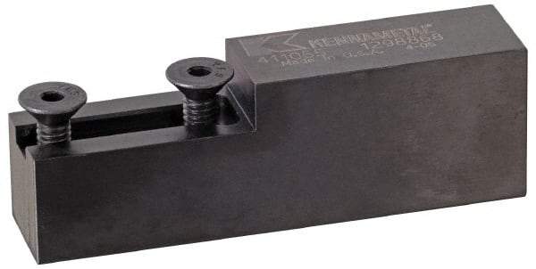 Kennametal - 411 VRS, Right Hand Cut, 1" Shank Height x 1" Shank Width, Neutral Rake Indexable Turning Toolholder - 6" OAL, R..V23 Insert Compatibility, Series V-Bottom Round - Eagle Tool & Supply