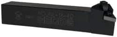 Seco - MDJN, Left Hand Cut, -3° Lead Angle, 1" Shank Height x 1" Shank Width, Negative Rake Indexable Turning Toolholder - 6" OAL, DN..43. Insert Compatibility, Series Multiple Lock - Eagle Tool & Supply