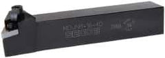 Seco - MDJN, Right Hand Cut, -3° Lead Angle, 1" Shank Height x 1" Shank Width, Negative Rake Indexable Turning Toolholder - 6" OAL, DN..43. Insert Compatibility, Series Multiple Lock - Eagle Tool & Supply