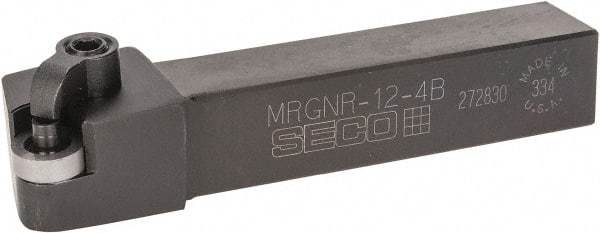 Seco - MRGN, Right Hand Cut, 3/4" Shank Height x 3/4" Shank Width, Negative Rake Indexable Turning Toolholder - 4-1/2" OAL, RN..43 Insert Compatibility, Series Multiple Lock - Eagle Tool & Supply