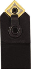 Seco - MSDN, Neutral Cut, 45° Lead Angle, 5/8" Shank Height x 5/8" Shank Width, Negative Rake Indexable Turning Toolholder - 4-1/2" OAL, SNMG 322 Insert Compatibility, Series Multi-Directional Turning (MDT) - Eagle Tool & Supply