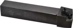 Seco - MSRN, Left Hand Cut, 15° Lead Angle, 1" Shank Height x 1" Shank Width, Negative Rake Indexable Turning Toolholder - 6" OAL, SN..43. Insert Compatibility, Series Multiple Lock - Eagle Tool & Supply