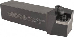 Seco - MSRN, Left Hand Cut, 15° Lead Angle, 1-1/4" Shank Height x 1-1/4" Shank Width, Negative Rake Indexable Turning Toolholder - 6" OAL, SN..64. Insert Compatibility, Series Multiple Lock - Eagle Tool & Supply