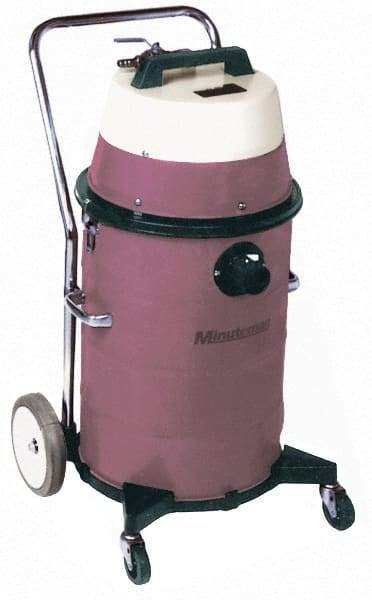 Minuteman - 15 Gal Steel Tank, Air Powered Pneumatic Canister Wet/Dry Vacuum - Accessories Included - Eagle Tool & Supply