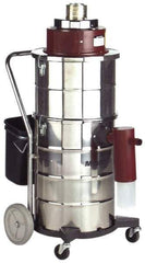 Minuteman - 15 Gal, Stainless Steel Tank, Dry, Mercury Vacuum Cleaner - 1.25 hp, 13.6 Amps - Eagle Tool & Supply