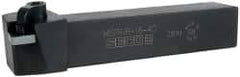 Seco - MSRN, Right Hand Cut, 15° Lead Angle, 1" Shank Height x 1" Shank Width, Negative Rake Indexable Turning Toolholder - 6" OAL, SN..43. Insert Compatibility, Series Multiple Lock - Eagle Tool & Supply