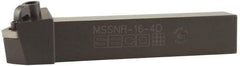 Seco - MSRN, Left Hand Cut, 15° Lead Angle, 3/4" Shank Height x 3/4" Shank Width, Negative Rake Indexable Turning Toolholder - 4-1/2" OAL, SN..43. Insert Compatibility, Series Multiple Lock - Eagle Tool & Supply