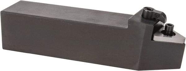 Seco - MTEN, Neutral Cut, 0° Lead Angle, 1-1/2" Shank Height x 1-1/2" Shank Width, Negative Rake Indexable Turning Toolholder - 7" OAL, TN..66. Insert Compatibility, Series Multiple Lock - Eagle Tool & Supply