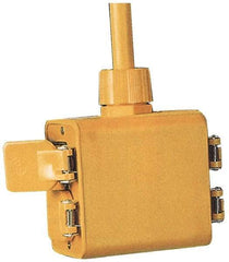 Woodhead Electrical - 1 Gang, Rectangle Outlet Box - 4" Overall Height x 4" Overall Width, Weather Resistant - Eagle Tool & Supply