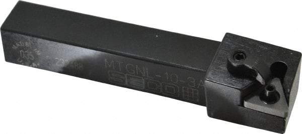 Seco - MTGN, Left Hand Cut, 5/8" Shank Height x 5/8" Shank Width, Negative Rake Indexable Turning Toolholder - 4" OAL, TN..33. Insert Compatibility, Series Multiple Lock - Eagle Tool & Supply