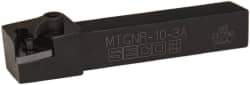 Seco - MTGN, Right Hand Cut, 5/8" Shank Height x 5/8" Shank Width, Negative Rake Indexable Turning Toolholder - 4" OAL, TN..33. Insert Compatibility, Series Multiple Lock - Eagle Tool & Supply