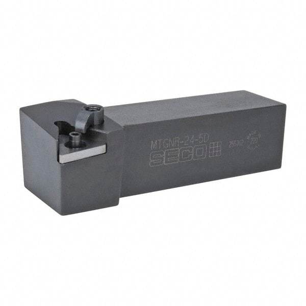 Seco - MTGN, Right Hand Cut, 1-1/2" Shank Height x 1-1/2" Shank Width, Negative Rake Indexable Turning Toolholder - 6" OAL, TN..54. Insert Compatibility, Series Multiple Lock - Eagle Tool & Supply