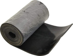 Made in USA - 1/8" Thick x 6" Wide x 60" Long, Neoprene Rubber Strip - Stock Length, 60 Shore A Durometer, 1,000 to 1,200 psi Tensile Strength, -40 to 212°F, Black - Eagle Tool & Supply