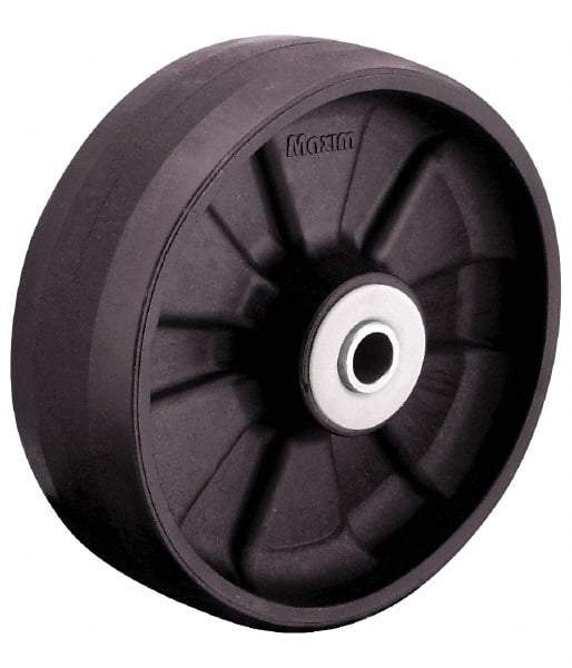 Albion - 8 Inch Diameter x 2 Inch Wide, Glass Filled Nylon Caster Wheel - 1,400 Lb. Capacity, 2-3/16 Inch Hub Length, 1/2 Inch Axle Diameter, Delrin Bearing - Eagle Tool & Supply