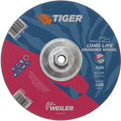 9X1/4 A24R A/O T27 GRINDING WHEEL - Eagle Tool & Supply